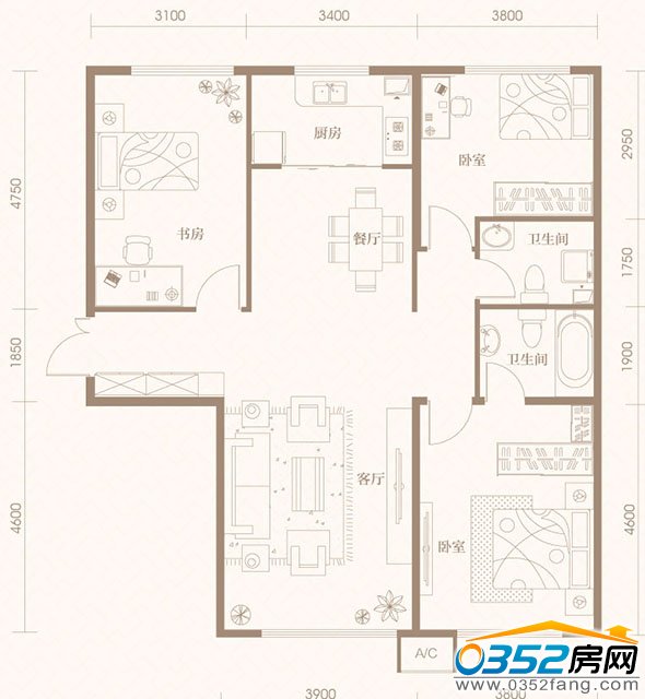 御河九号最新户型93平米142平米鉴赏