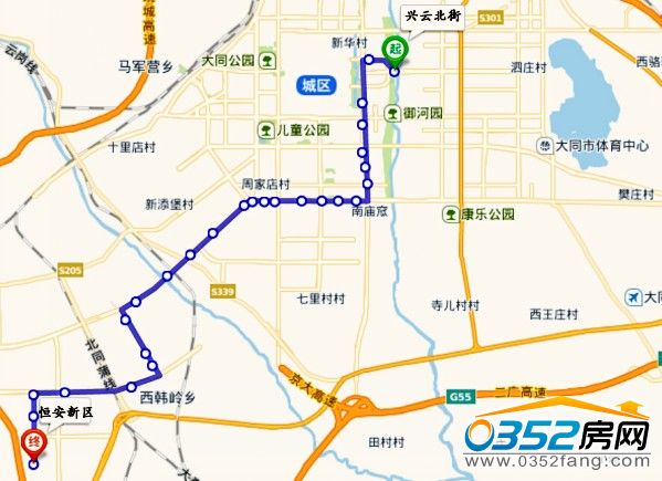 32路公交线路图