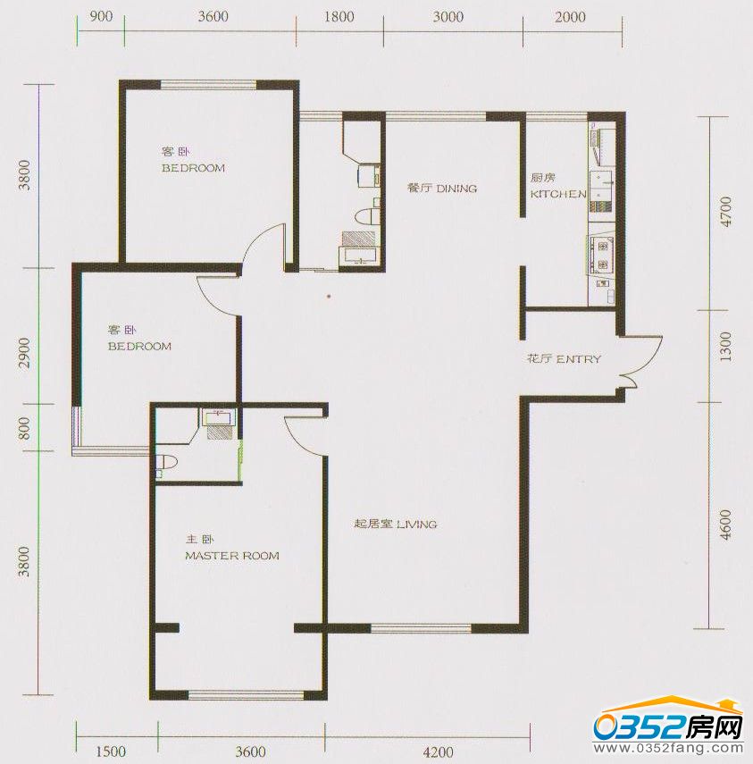 御府户型图_房型图_御府户型图大全-0352房网